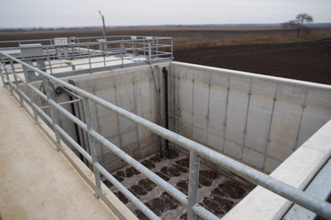 Kisszállás wastewater treatment plant – SBR tank