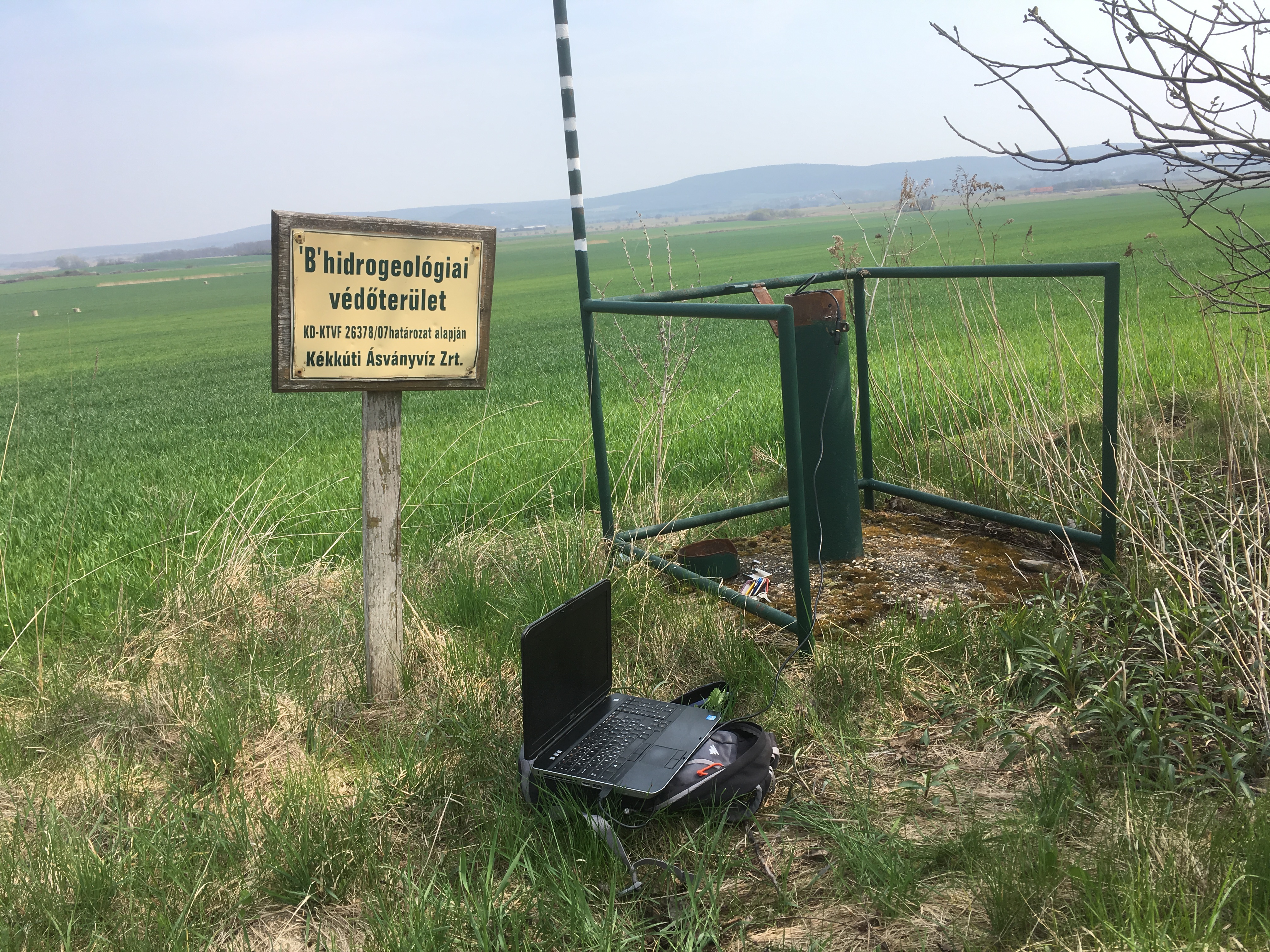 Water quality testing from a monitoring well